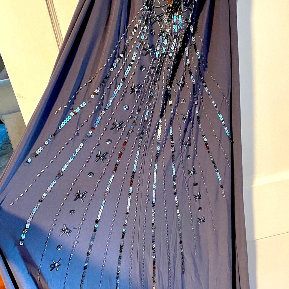 Never worn, tags on evening gown.